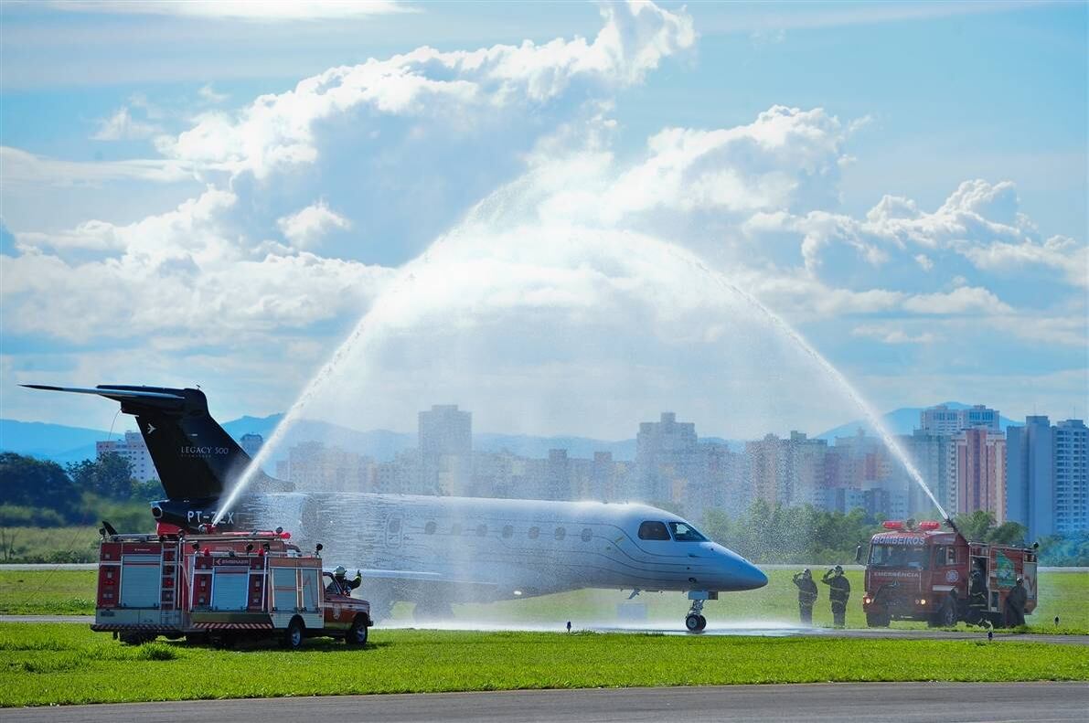Aviação Avião Embraer Legacy 500 Legacy Jato Aeronave