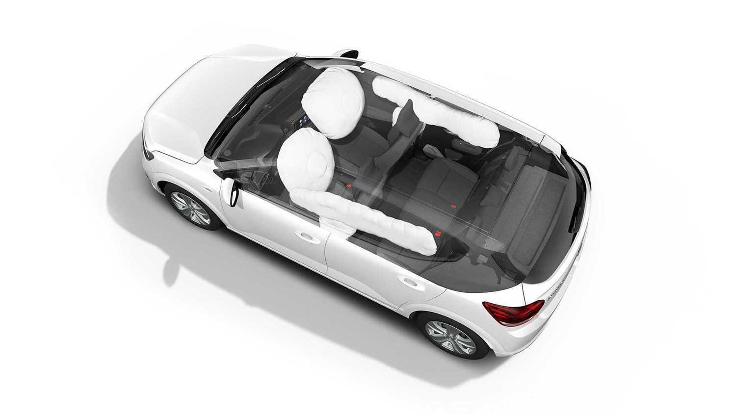 Airbags frontais e laterais são itens de série mas não houve novo teste no NCAP