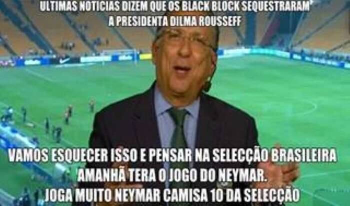Tudo, mas tudo mesmo para Galvão se resume a Neymar Jr.