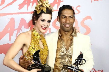 Sophia Abrahão e Rodrigo Oliveira ficaram em segundo lugar