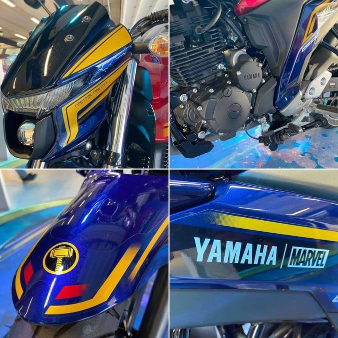 Moto tem detalhes inspirados no Martelo de Thor, que é chamado de Mjonir