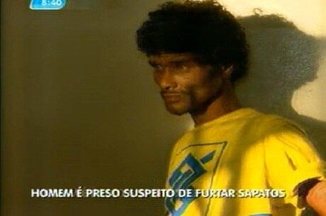 Martins foi preso em flagrante com calçados furtados