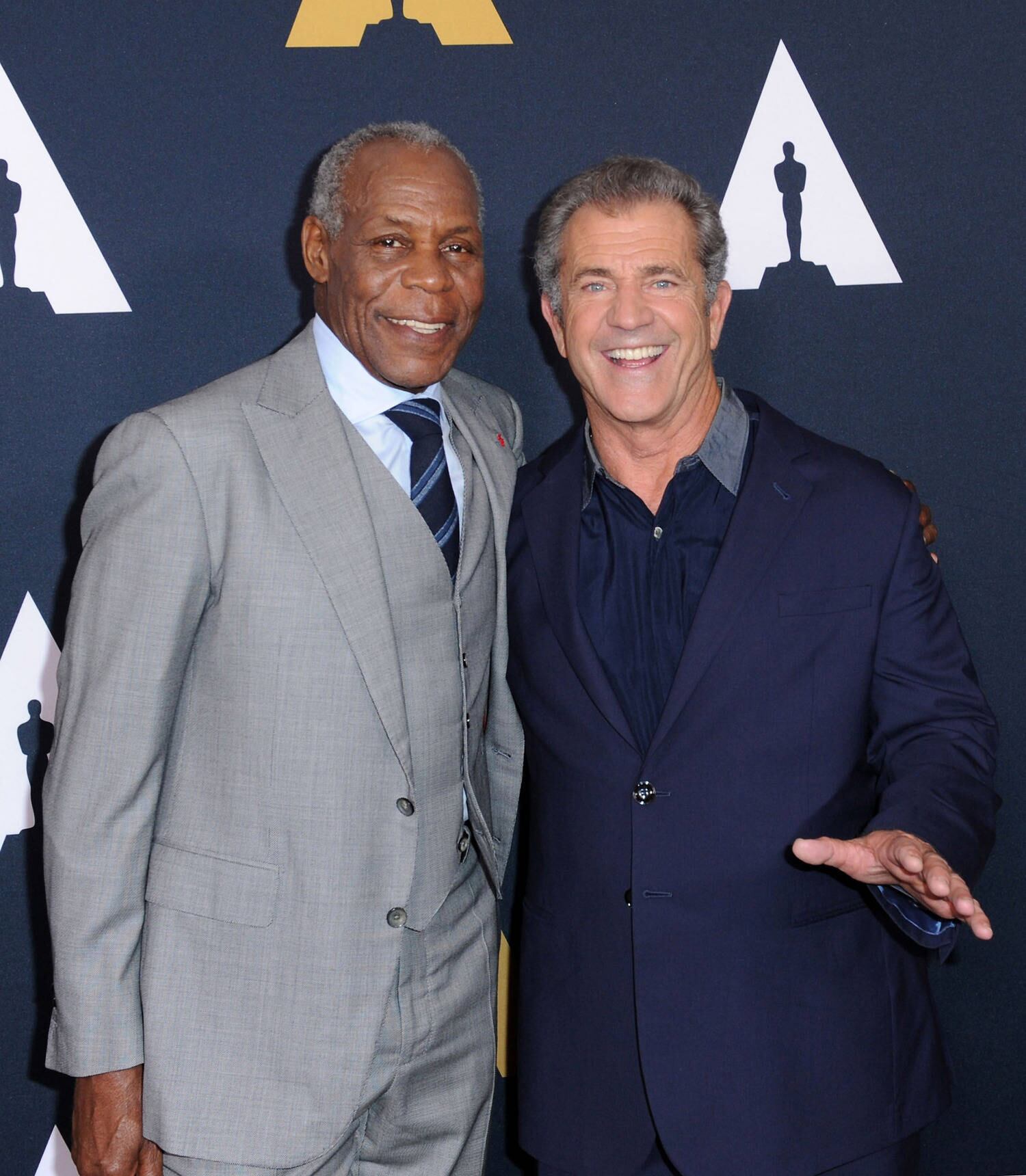 Gibson e Glover interpretaram, respectivamente, os policiais Martin Riggs e Roger Murtaugh