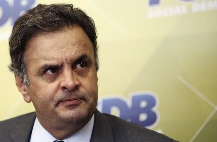 O senador afastado Aécio Neves