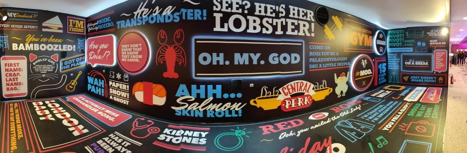 E olha que o espaço é bem grande, para comportar tanto momentos históricos