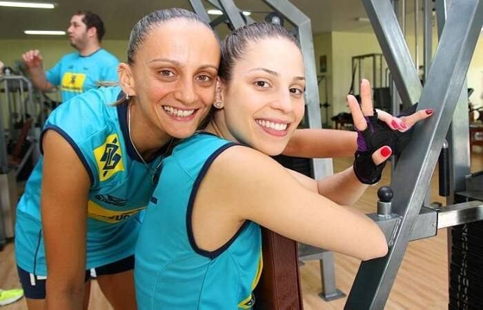 Fabi (à esquerda) decidiu abdicar do Mundial para que Brait (à direita) jogasse uma grande competição antes do Rio 2016