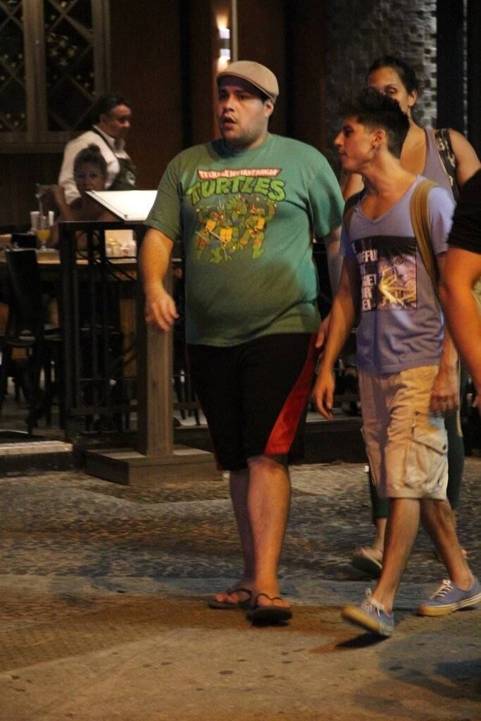 Os dois se encontraram em um restaurante no bairro do Leblon