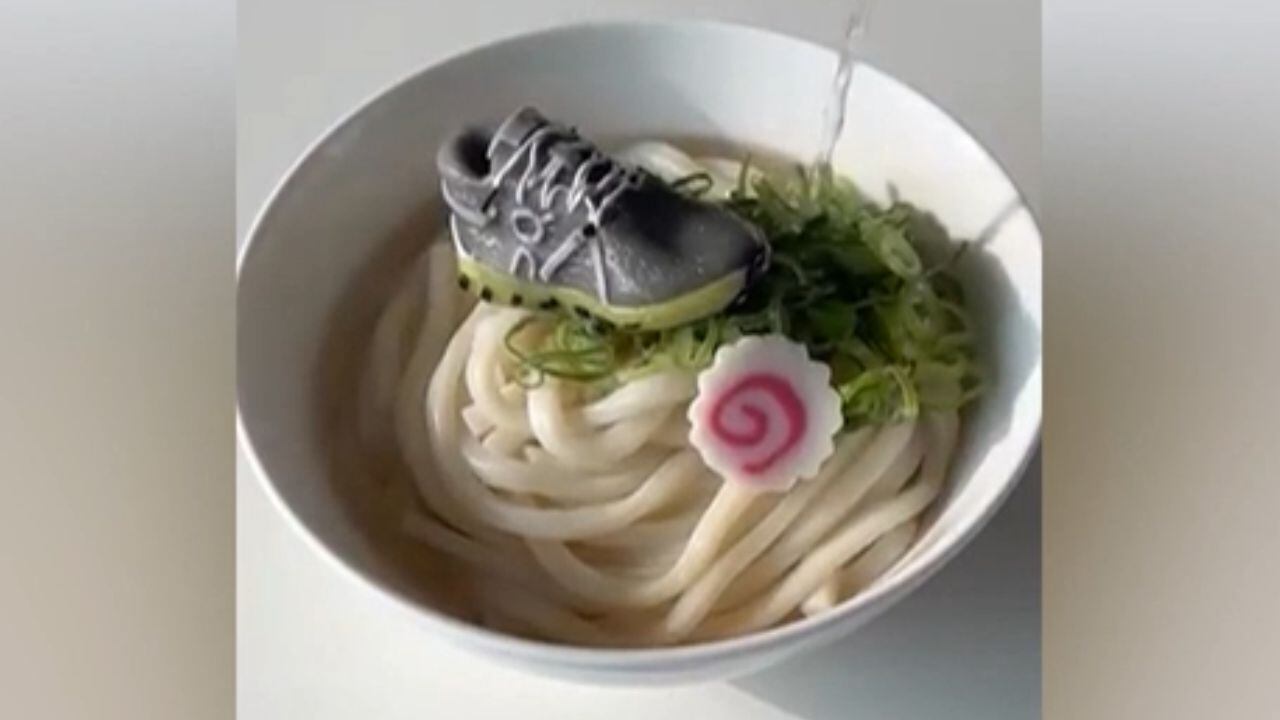 Jovem viraliza ao criar roupas comestíveis com massa de macarrão na Coreia do Sul