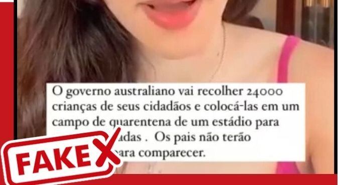 Blogueira
trouxe informação falsa sobre imunização de adolescentes na Austrália e lockdown na Nova Zelândia
