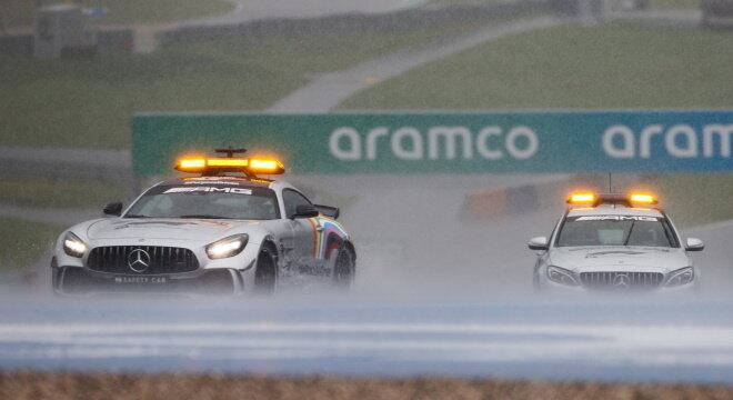 Terceiro treino da Formula 1 foi cancelado devido as fortes chuvas