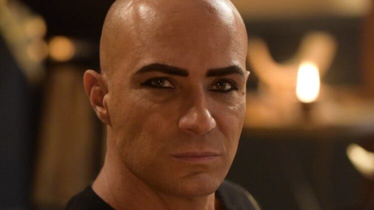 Sheshi - Gênesis (2021)

O faraó da sétima e última fase da novela era um soberano justo, muito humano e que sofria por amor. Apesar de casado com Merianat (Samia Abreu), a grande esposa real, era apaixonado por sua segunda esposa Kamesha (Kizi Vaz). 
