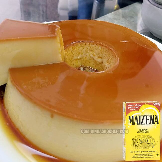 Pudim de Leite Condensado com Maizena