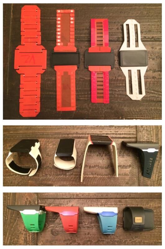 Um novo relógio inteligente promete ser ainda mais inteligente que seus rivais "de vestir". O Rufus Cuff tem tela de três polegadas e fica tão grande no braço que se parece com um morfador dos Power Rangers