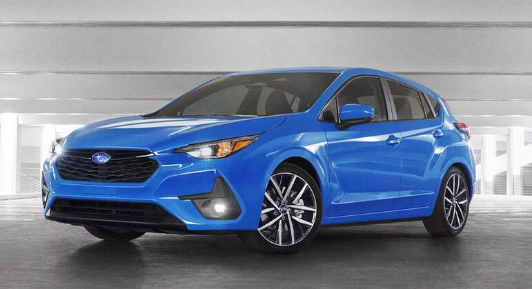 Grade frontal é pequena e traz a logomarca da empresa ao centro