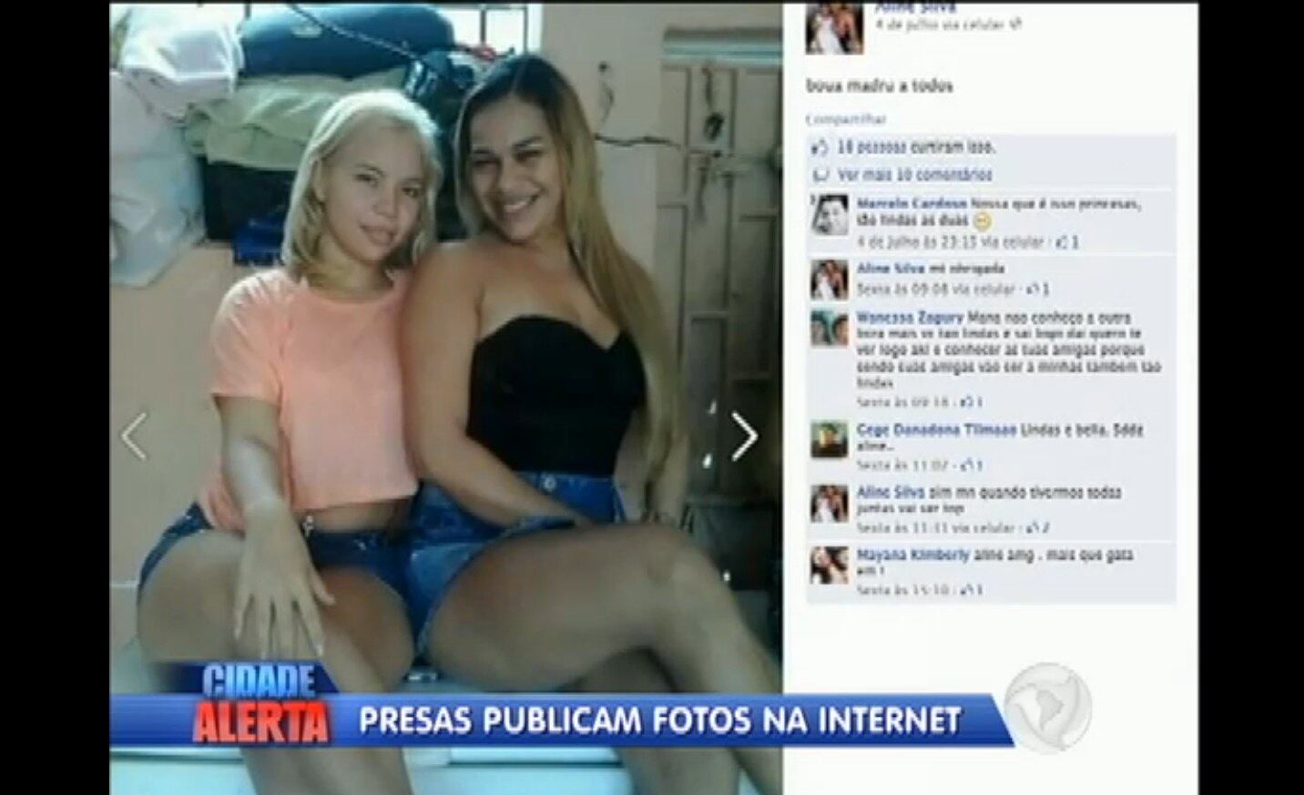 Outro caso de Manaus foi revelado pela Rede Record. No Facebook, o perfil de Aline Fontoura Silva, uma detenta presa por tráfico de drogas na cadeia feminina de Manaus, exibe mensagens de dentro da prisão, onde ela aparece fumando e bebendo