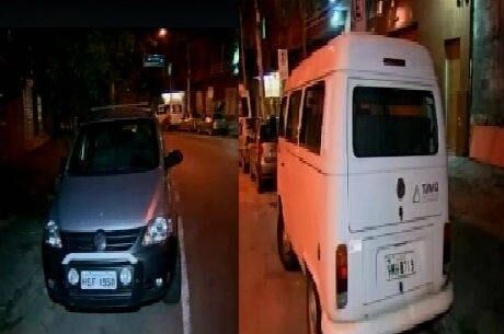 Policial bateu carro em Kombi do juizado