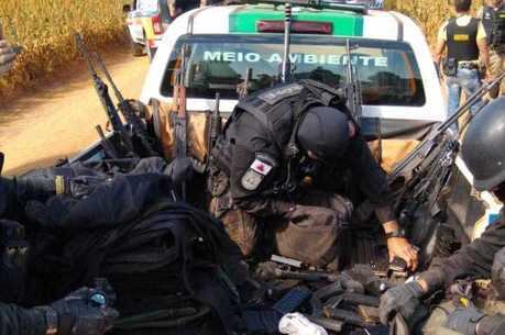 Ladrões tinham armamento pesado e coletes