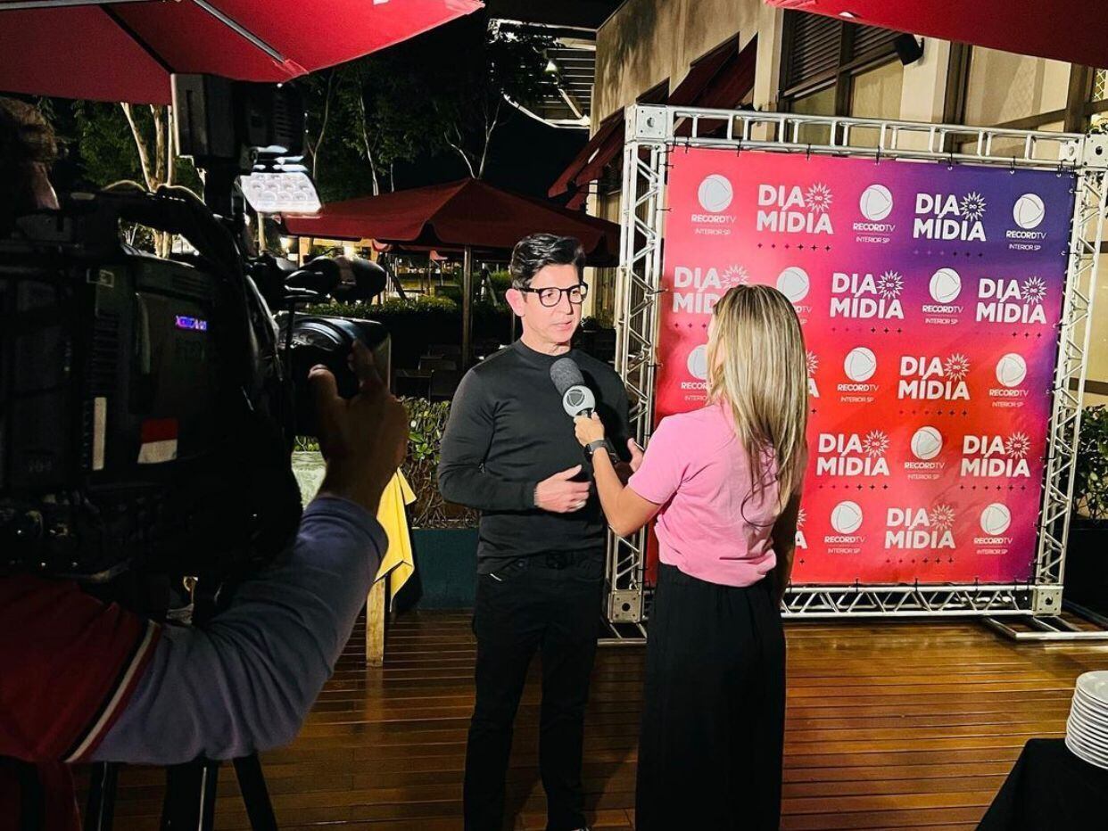 Record TV Interior SP realiza evento em comemoração ao Dia do Mídia.