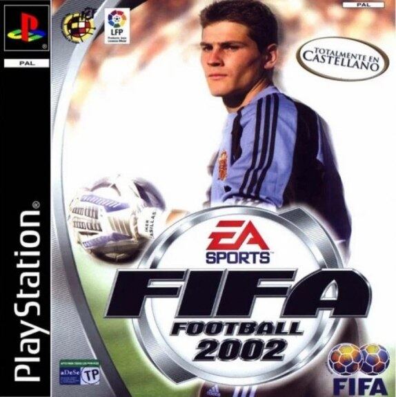 Em 2002. ano de Copa do Mundo, a EA adicionou o termo 'football' ao título do game. A distribuição com capas nacionais exclusivas de cada país se manteve, sendo utilizado Robe