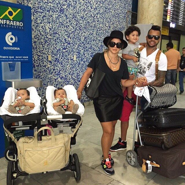 Dani Souza e a família