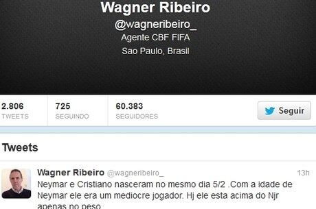 Wagner Ribeiro criticou o astro português Cristiano Ronaldo