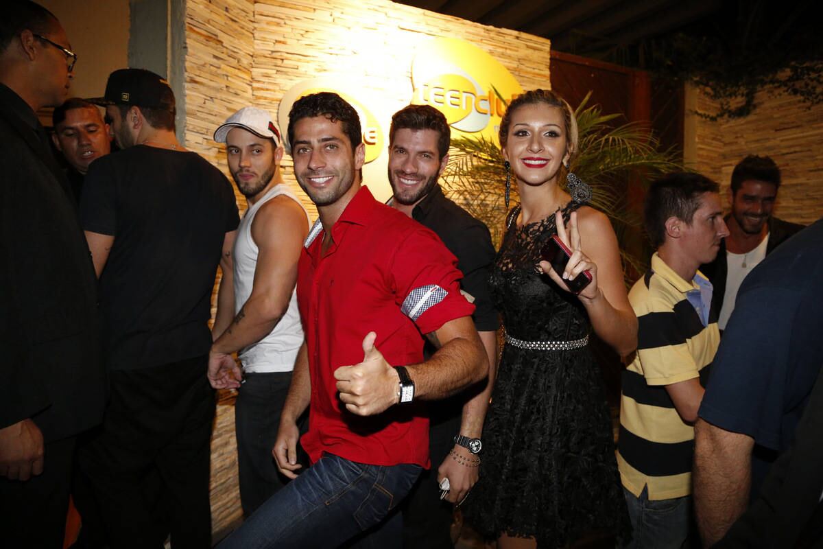 Os brothers chegando na festa