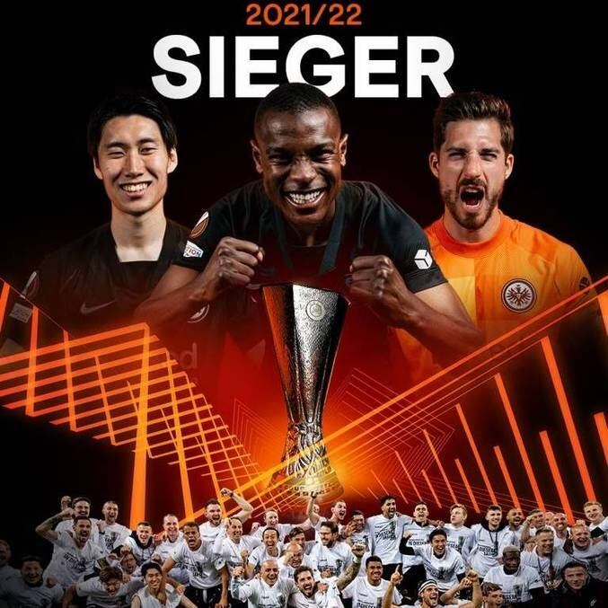 Eintracht, o campeão da Europa League, promovido à Champions