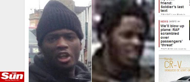 Michael Adebolajo (à esq.) e Michael Adebowale (à dir), feridos pela polícia no local do crime, permanecem no hospital