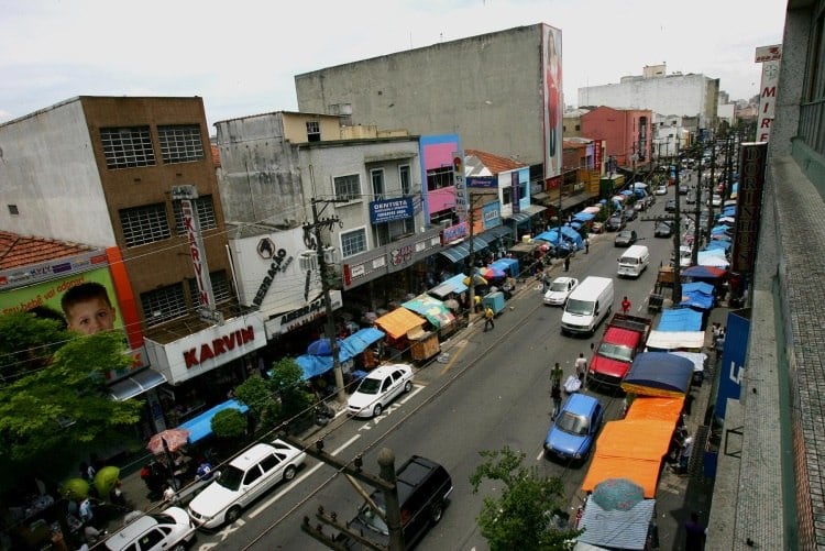 Rua Oriente, no Brás, região central de São Paulo