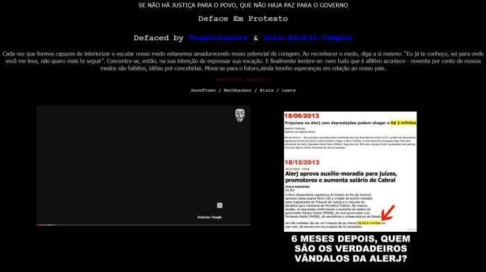 "Mais de 40 mil desabrigados no ES! A maior chuva em todo o mundo segundo a NASA (agência espacial norte-americana)", protesta o grupo