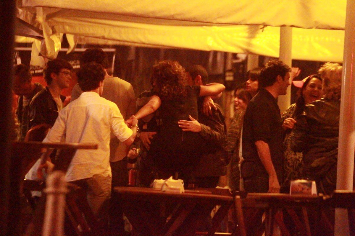 A animação rolou até altas horas