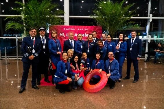 São Paulo-Los Angeles: LATAM e DELTA inauguram a primeira rota da Joint Venture no mercado brasileiro
