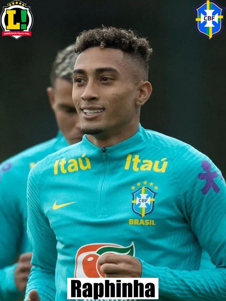 Raphinha - 5,5 - Foi um dos que mais tentou jogadas de impacto no primeiro tempo, mas esbarrou na boa marcação colombiana e não conseguiu furar o bloqueio.