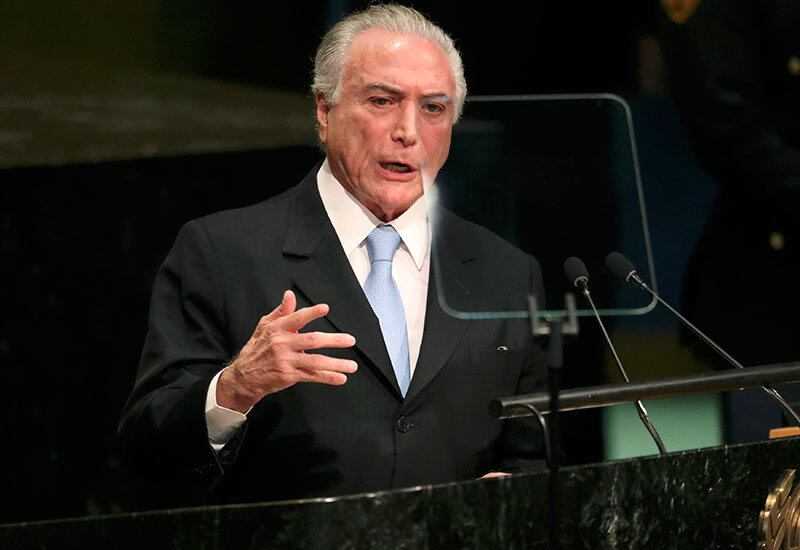 Discurso de Temer durou 20 minutos e 19 segundos