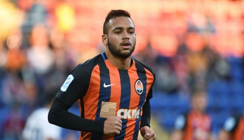 Maycon em jogo pelo Shakthar Donetsk