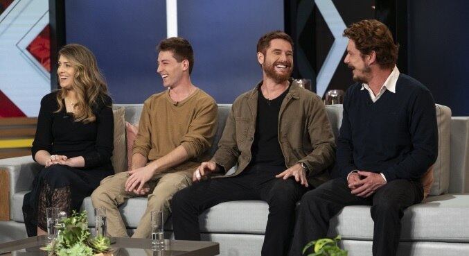 Autora participou do programa ao lado dos atores