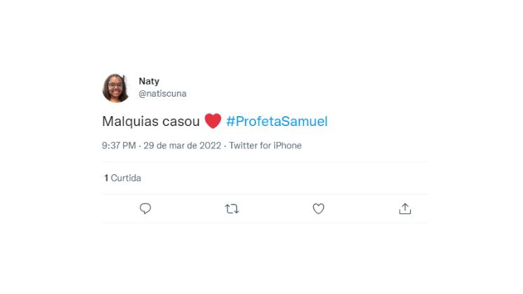 Falando nisso, Malquias surgiu casado e muito apaixonado por Lavínia, personagem de Pâmela Tomé 