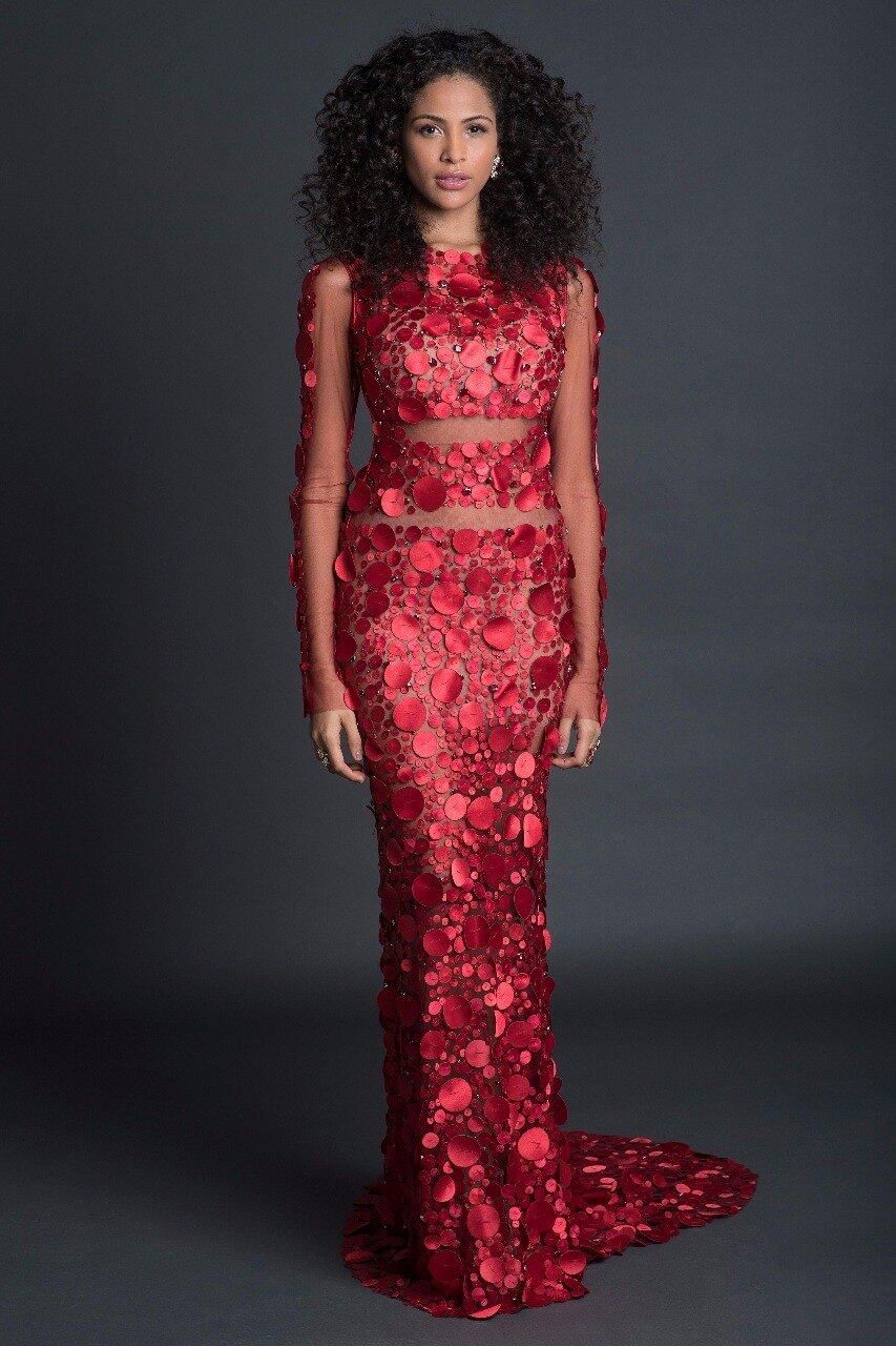 O look de gala da Miss Brasil