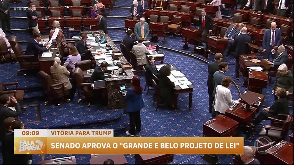 Projeto de corte de impostos e gastos de Trump é aprovado no Senado