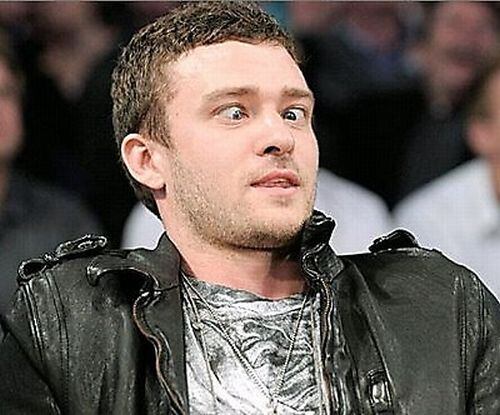 Justin Timberlake: as mulheres o acham lindo. Mas elas não vibrariam no Rock in Rio se ele fizesse essas caras