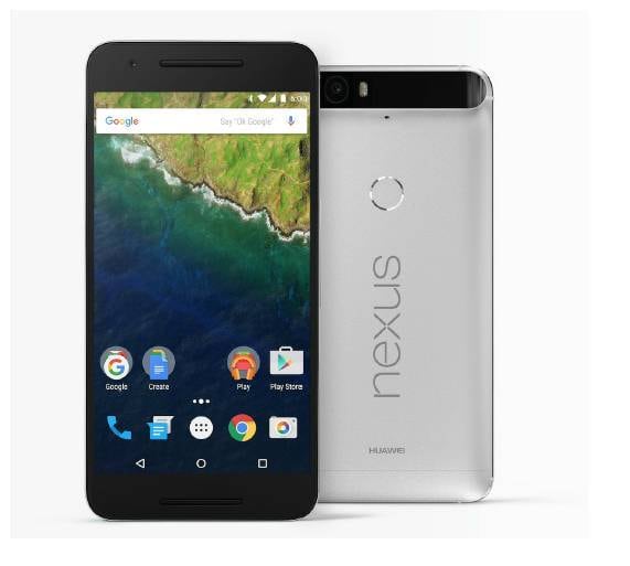O outro aparelho anunciado foi o Nexus 6P. Feito em colaboração com a Huawei, o telefone de 5.7 polegadas é feito de alumínio espacial. Com a câmera de 12,3 MP (mesma resolução da câmera do Nexus 5x), é possível tirar, editar e salvar fotos em álbuns de família personalizados. Ele também filma vídeos em 4K