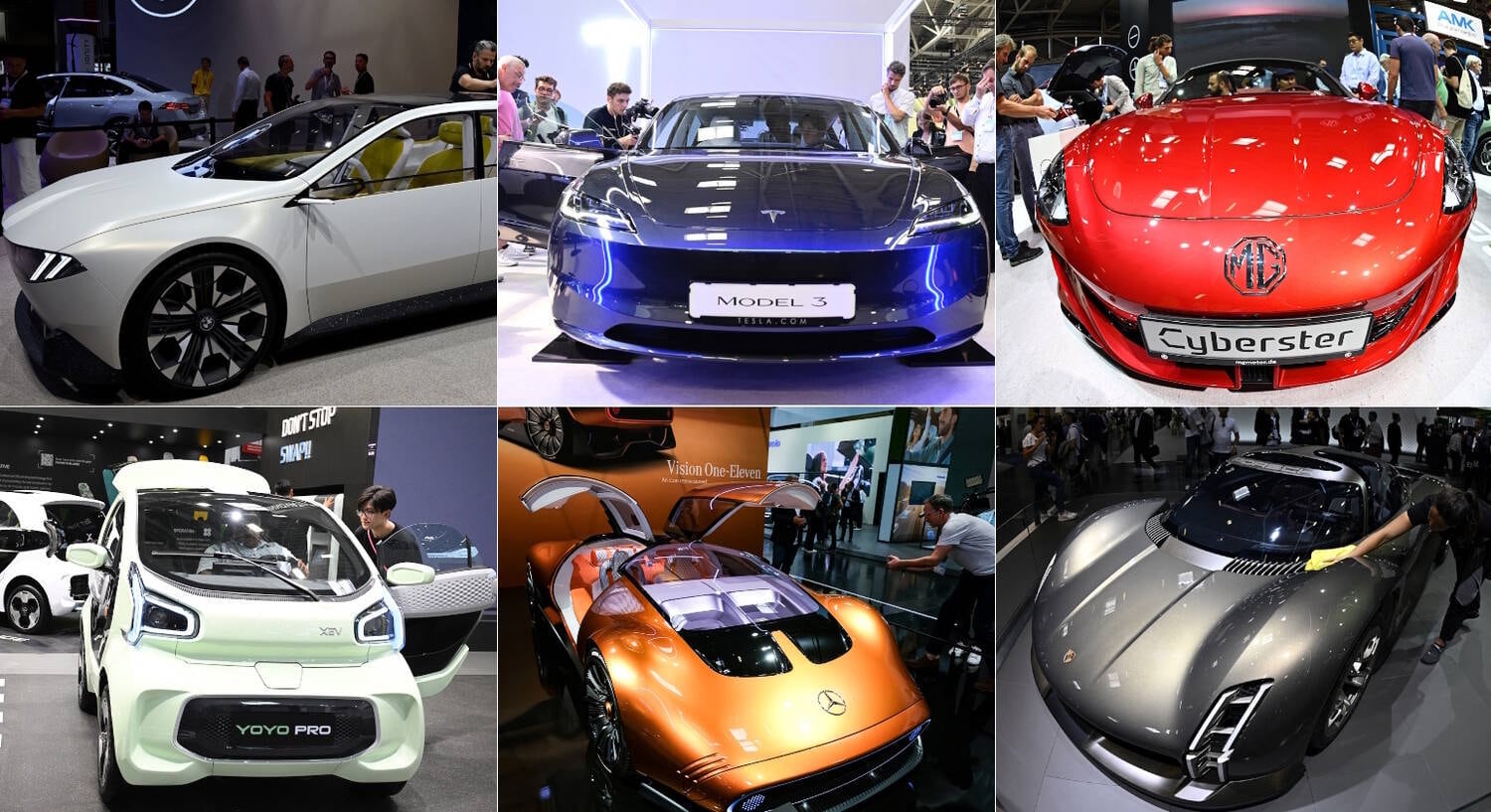 O Salão do Automóvel de Munique, promovido em Frankfurt até 2019, chamou a atenção dos amantes de veículos nesta semana. Até domingo (10), 750 expositores, de 38 países, apresentam os principais avanços tecnológicos, mimos e extravagâncias que conseguiram colocar sobre quatro rodas. Veja, nas próximas fotos, o que há de novidade no mundo dos carros