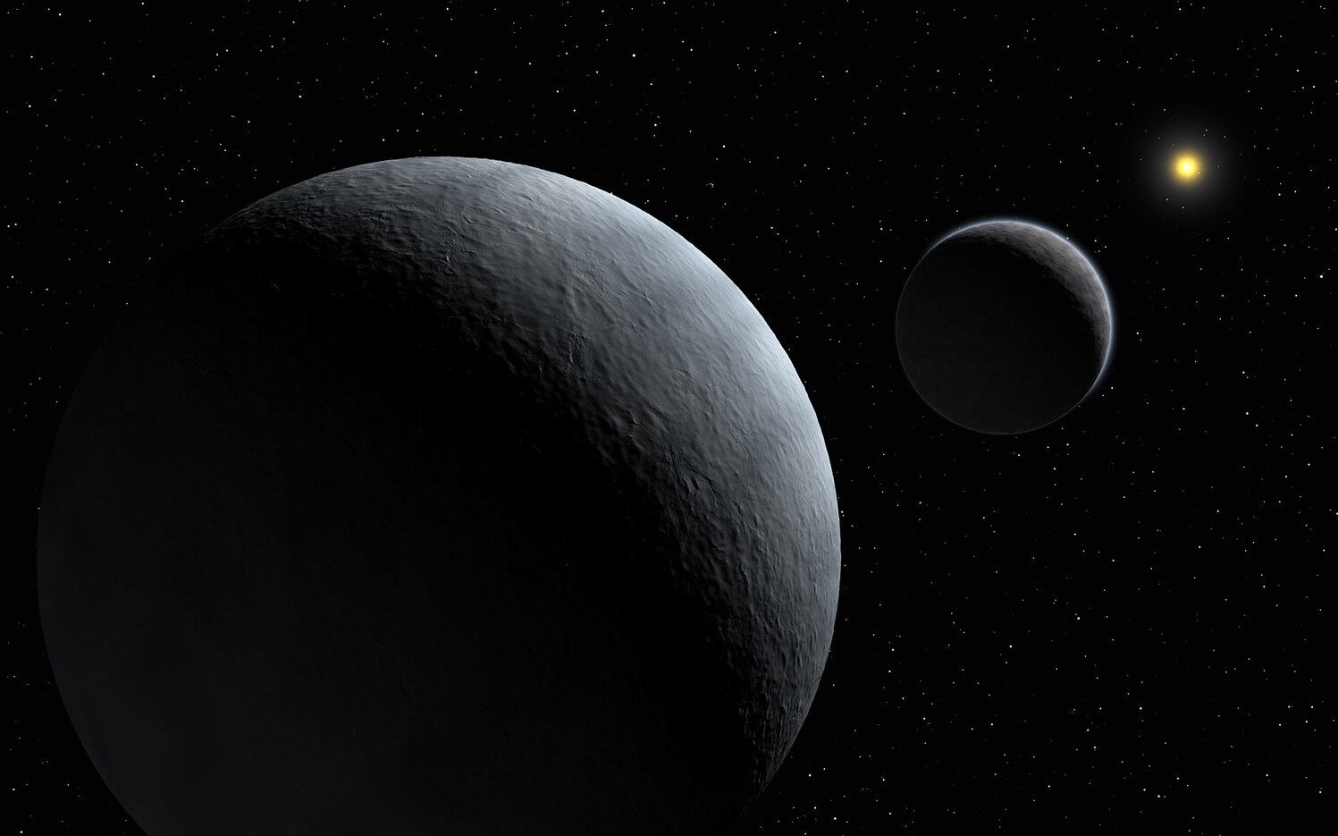 Lançada em 19 de janeiro de 2006 para o espaço, a espaçonave New Horizons tem uma enorme responsabilidade: recolher informações não apenas do planeta-anão, mas também do Cinturão de Kuiper e das suas luas, Caronte, Nix, Hydra, Cérbero e Estige