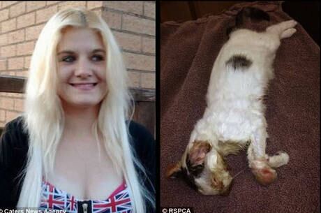 Laura Cunliffe, 23 anos, matou o próprio gato