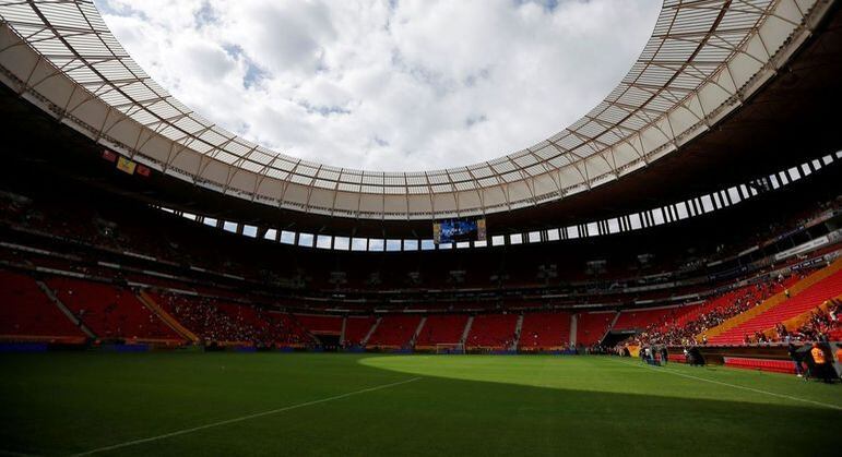 Vista do estádio Mané Garrincha, em Brasília