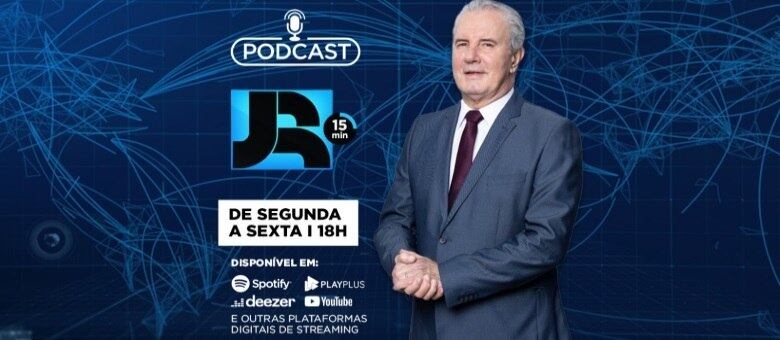 Celso Freitas apresenta o podcast JR 15 min de segunda a sexta, a partir das 18h
