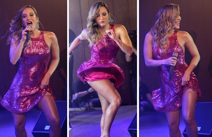 Claudia Leitte não anda em sua melhor fase. Criticada como uma das juízas do programa The Voice, a cantora animou um evento na noite de sexta (19), em Salvador, na Bahia. Quando estava dançando sensualmente, a lourinha mostrou mais do que devia
ASSISTA: Descubra quanto custa a lingerie mais cara do mundo