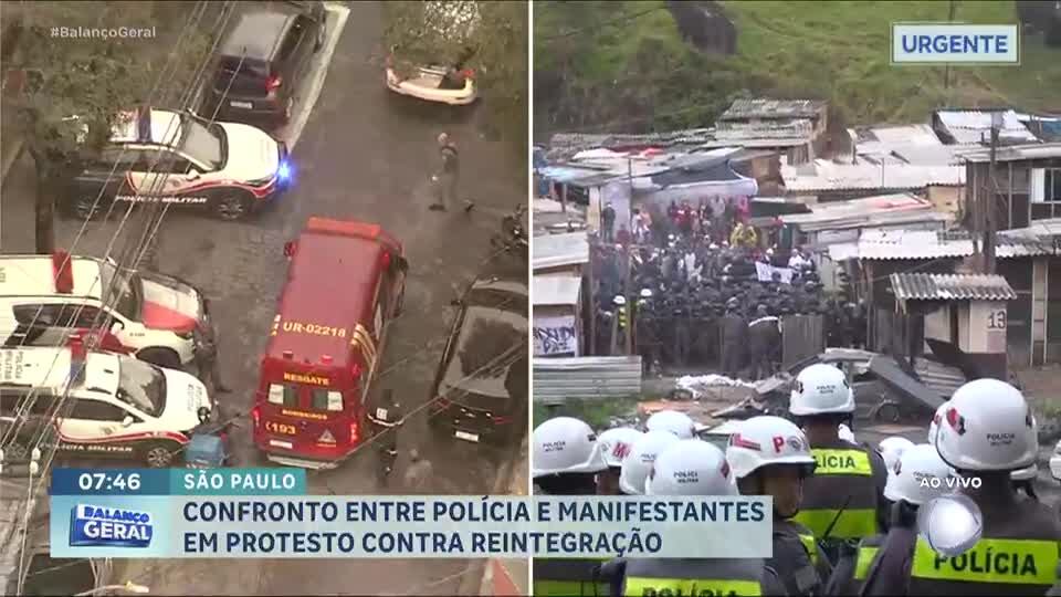 Porta-voz explica ação policial em reintegração de posse na zona norte de São Paulo