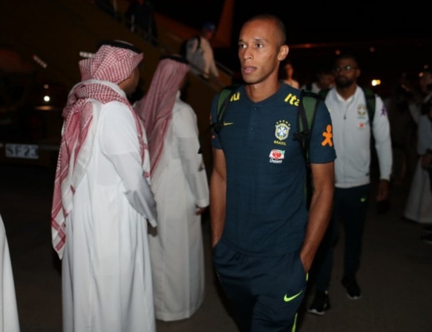 Voo da seleção chegou à Arábia SAudita na madrugada desta quinta (11)