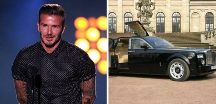Taí o Rolls-Royce Phantom de David Beckham, que custa R$ 1.1 milhão, e serve para o inglês curtir a aposentadoria